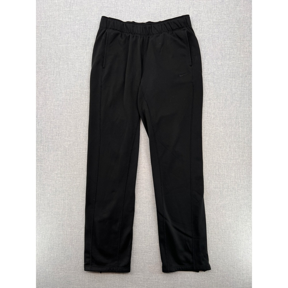 Nike Therma-FIT Sweatpants Women Medium Black Fleece‎ Athletic 717432-010